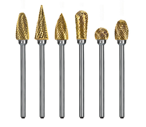 Goldies Carbide Burs Fine-Cut 6/Kit