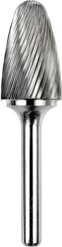 Carbide Bur (Single Cut) Tree - Radius End 1/4