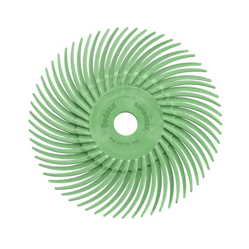 Sunburst 4'' TC Discs Light Green 1 Micron (A/O) 12/Bx