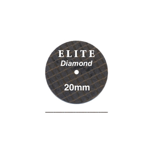 Elite Fibreglass-Reinforced Discs Diamond 3/4" x .009" (20 · 0.2mm) 10/Bx