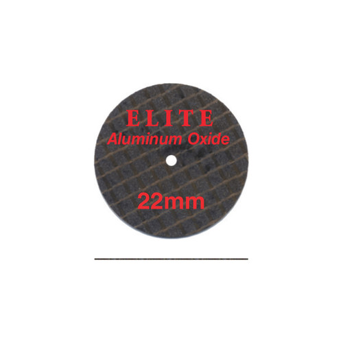 Elite Fibreglass-Reinforced Discs (Aluminum Oxide) 7/8" x .009" (22 · 0.2mm) 20/Bx