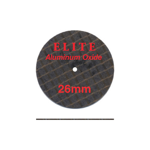 Elite Fibreglass-Reinforced Discs (Aluminum Oxide) 1" x .020" (26 · 0.5mm) 20/Bx