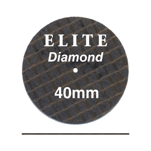 Elite Fibreglass-Reinforced Diamond Discs 1.6" x .020" (40 · 0.5mm) 10/Bx
