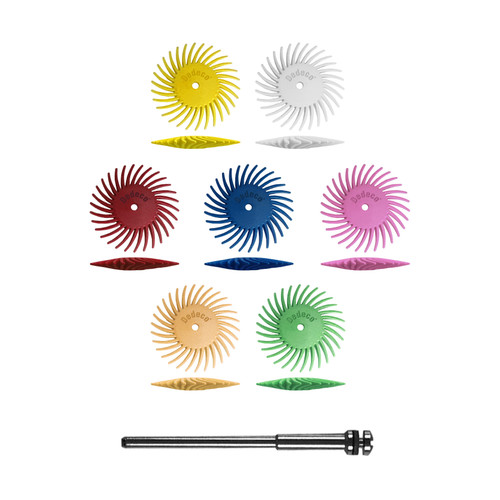 SUNBURST 3mm Pin Assortment (Aluminum Oxide) 49/Kit - Dedeco