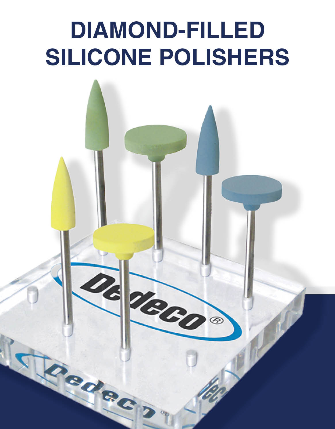 Diamond-Filled Silicone Polishers