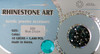 Rhinestone Art Color Blue Zircon /1440ct