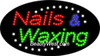 Electric Flashing & Chasing LED Sign: Nails & Waxing