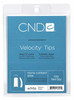 CND Velocity Tips/ WHITE - 100ct (Formerly Radical French)