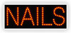 Electric LED Sign - Nails L093-1