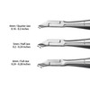 Niko Silver Cobalt Square Cuticle Nipper # 14