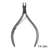 Niko Silver Cobalt Square Cuticle Nipper # 12