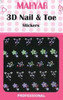 3D Nail & Toe Stickers - K12