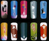 Airbrush Nail Stencil - USA10