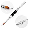Poly Gel Nail Brush Dual-ended Head Stainless Steel