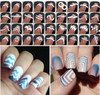 NDI beauty Nail Art French Tips Manicure Stickers - 24 Sheets / 24 Style Guide