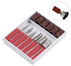 NDi beauty Diamond Nail Drill Bits Set (6 Bits + 6 sanding heads) - 3/32 Shank