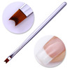 NDi beauty French Tip Brush Half Moon Shape 1