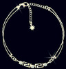 White Gold Plate Anklet-8