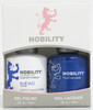 LeChat Nobility Gel Polish & Nail Lacquer Duo Set Blue Jazz - .5 oz / 15 ml