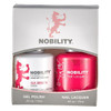 LeChat Nobility Gel Polish & Nail Lacquer Duo Set Silk Ribbon - .5 oz / 15 ml