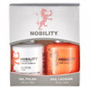 LeChat Nobility Gel Polish & Nail Lacquer Duo Set Salmon - .5 oz / 15 ml