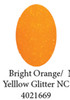 U2 Bright Acrylics Color Powder - Bright Orange/Yellow Glitter NC