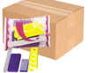 Disposable Purple 4 Piece Pedicure Kit (Nail File, Buffer, Toe Separator & Pumice) - 200/Box