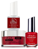 ibd Gel & Dip & Lacquer Trio Set Bing Cherries