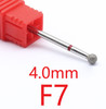 NDi beauty Diamond Drill Bit - 3/32 shank (FINE) - F7