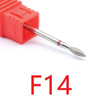 NDi beauty Diamond Drill Bit - 3/32 shank (FINE) - F14