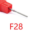 NDi beauty Diamond Drill Bit - 3/32 shank (FINE) - F28