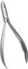 Niko Silver Cobalt Round Cuticle Nipper