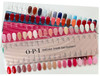 OPI GelColor Intelli-Gel System Color Chart  - 104 Shades / 3 Panel Display