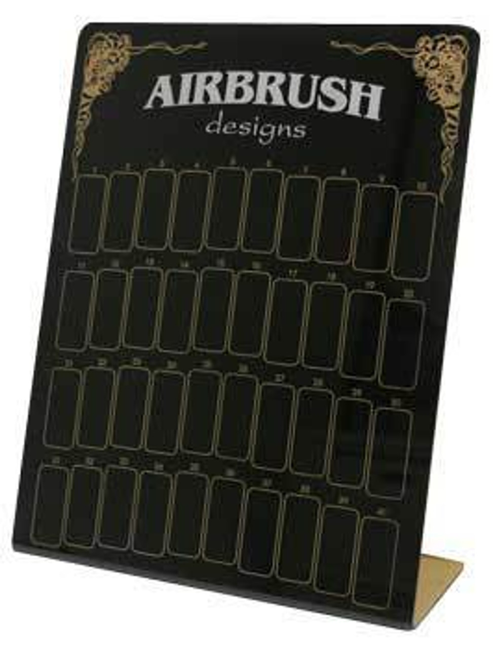 Airbrush Design Table Display - Black