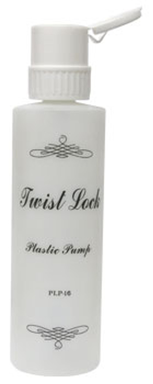 Plastic Liquid Pump, Twist and Lock Top - 16 oz.