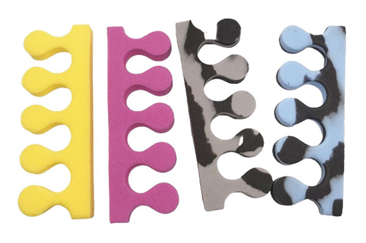 Foam Toe Separators Mixed Colors - 1000 Pairs