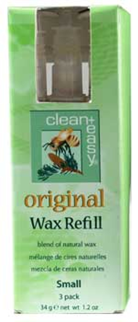 Clean + Easy Small Original Wax Refill - 3pk