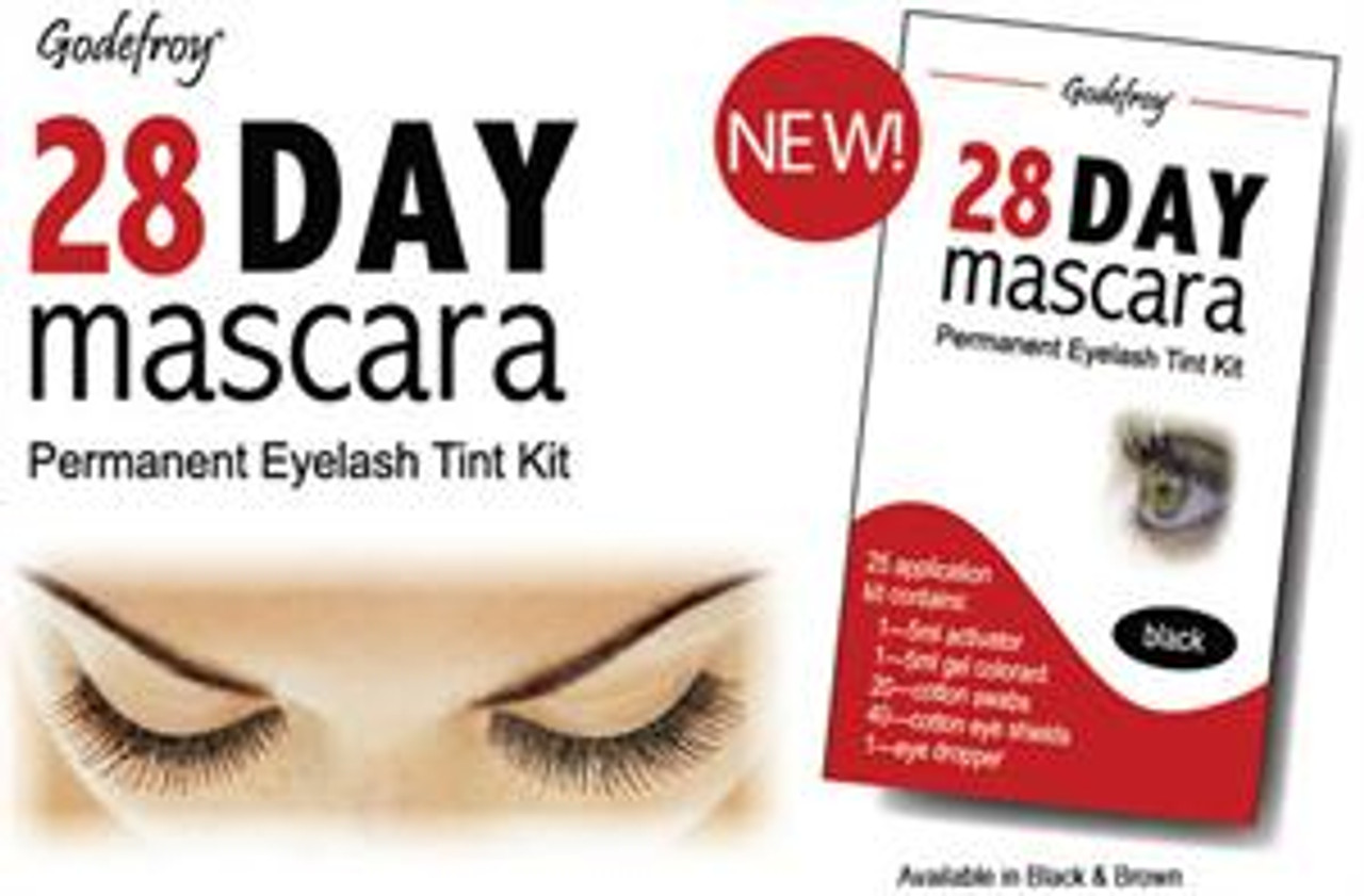 Godefroy 28 Day Mascara Permanent Eyelash Tint Kit: - Brown Color