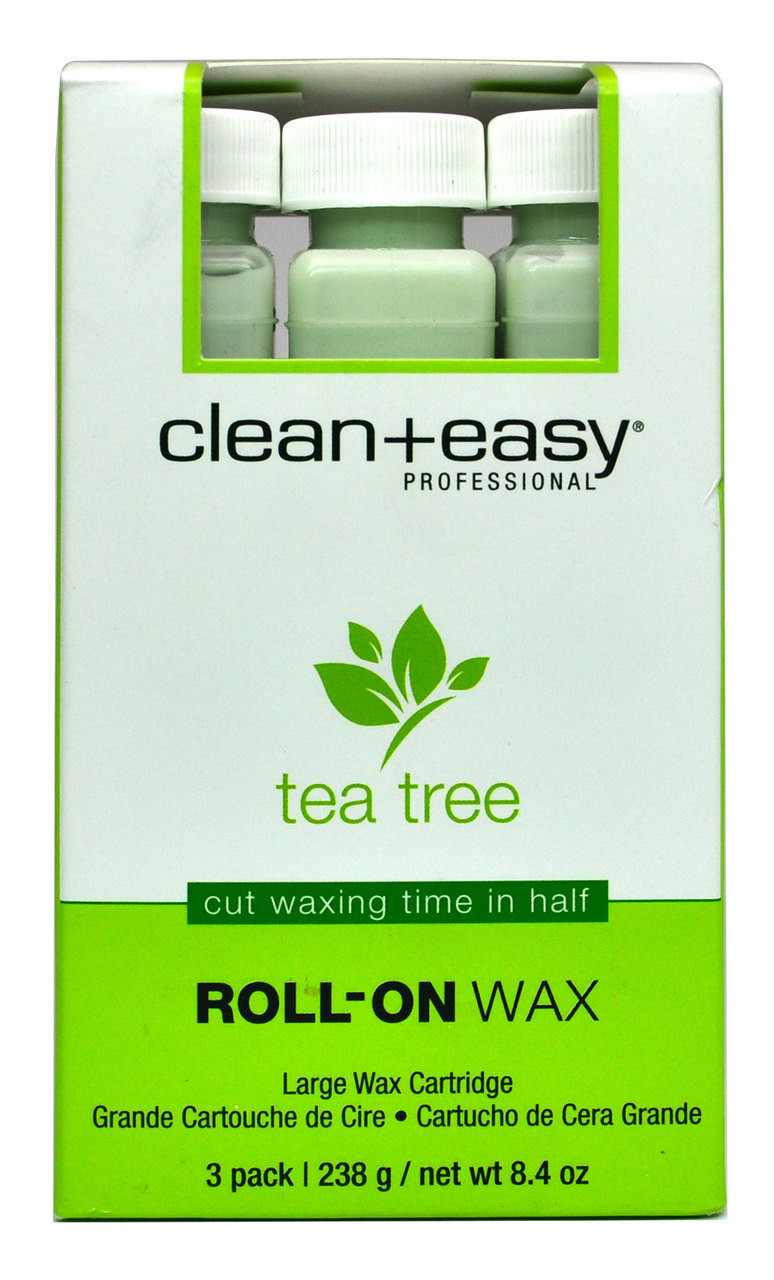 Clean + Easy Large Tea Tree Creme Wax Refill - 3pk