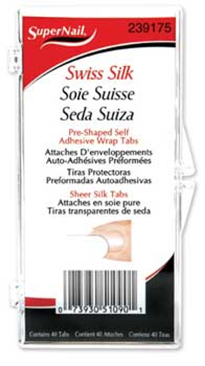SuperNail Swiss Silk Wrap Self-Adhesive Tabs 36"