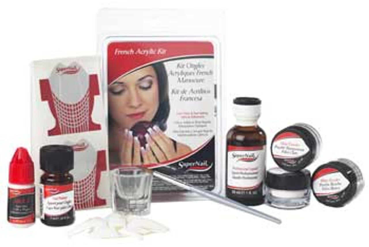 SuperNail French Acrylic Kit ** Non-Returnable