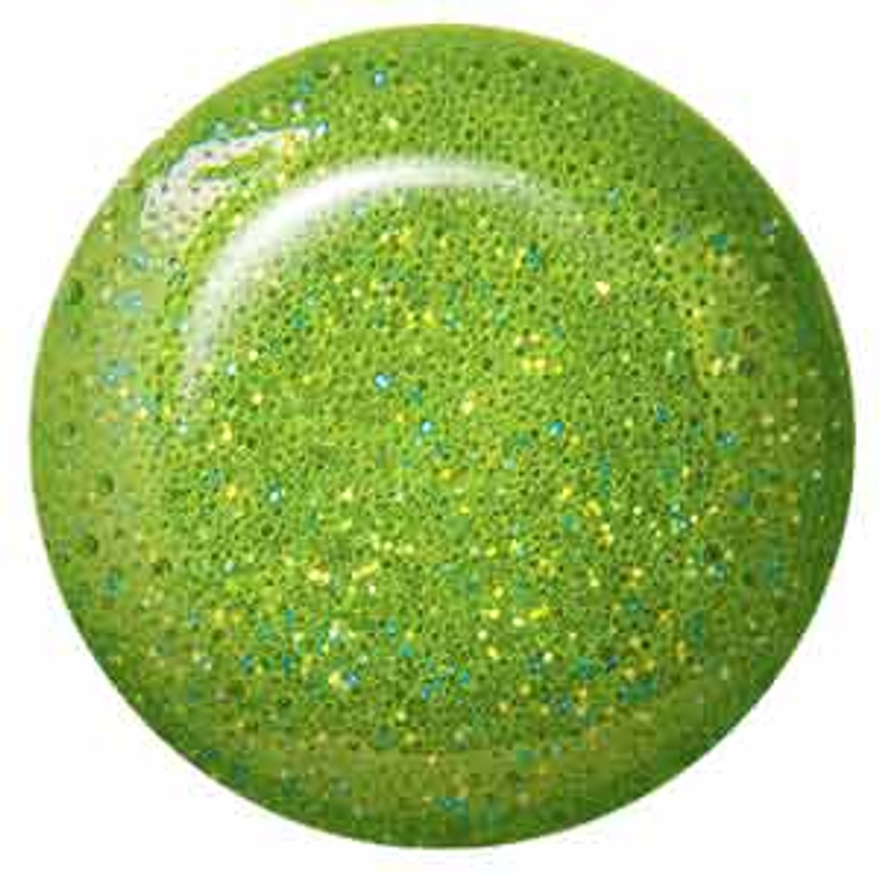 ibd Soak Off Gel Polish: Glitter Glistening Green - .25oz