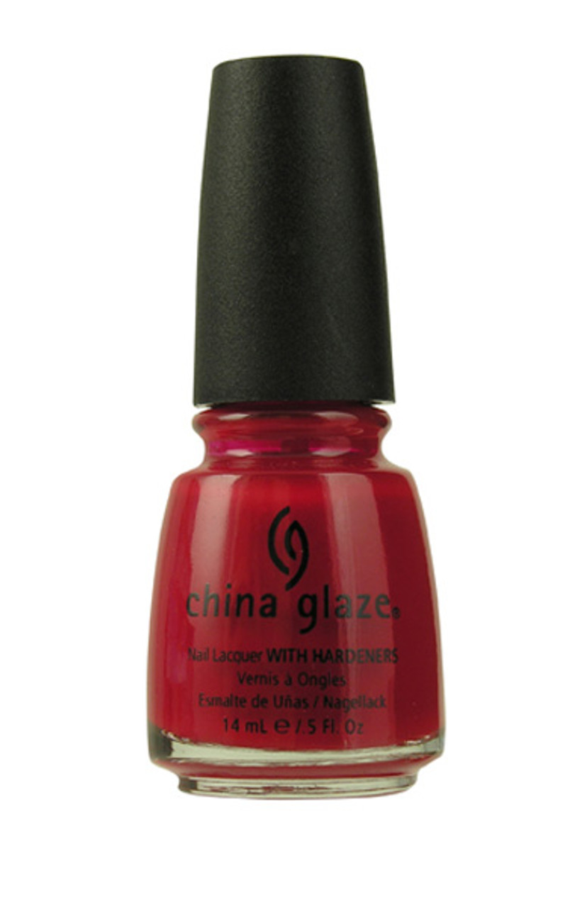 China Glaze Nail Polish Lacquer China Rouge - .5oz