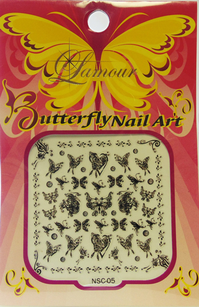Lamour Butterfly Nail Art - Nsc05