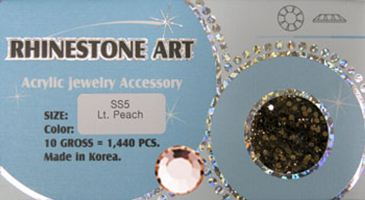 Rhinestone Art Color Lt. Peach /1440ct