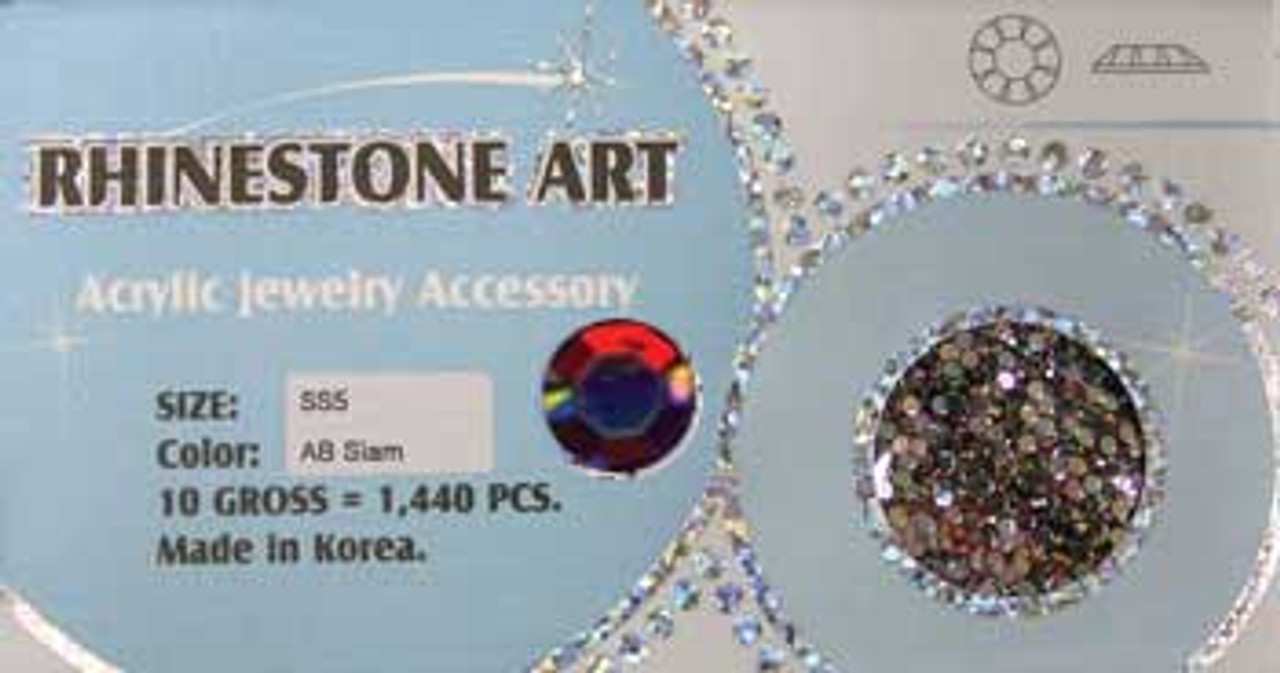 Rhinestone Art AB Color - Siam - 1440ct