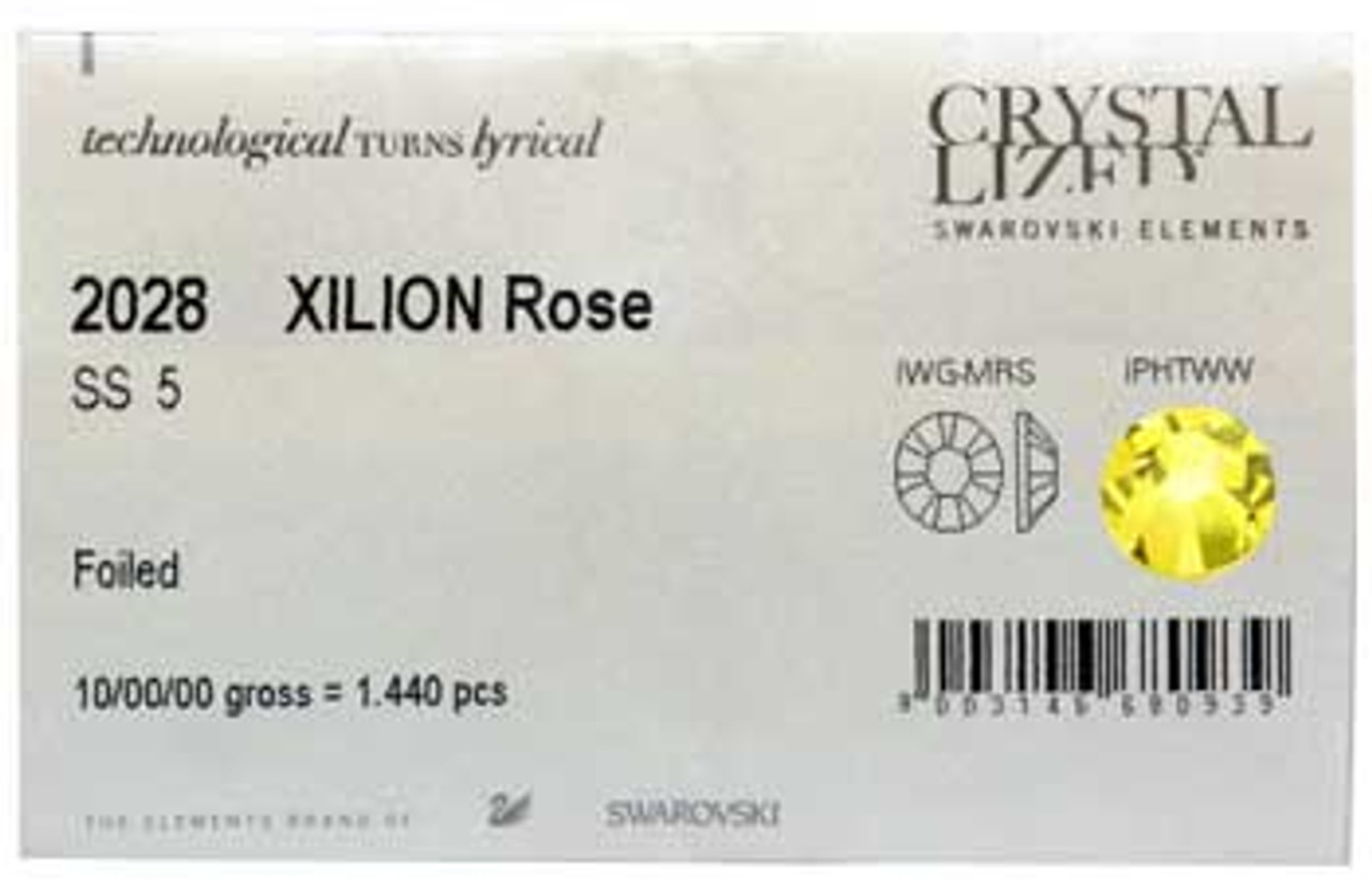 Swarovski 2028 Rhinestones - Citrine (249)