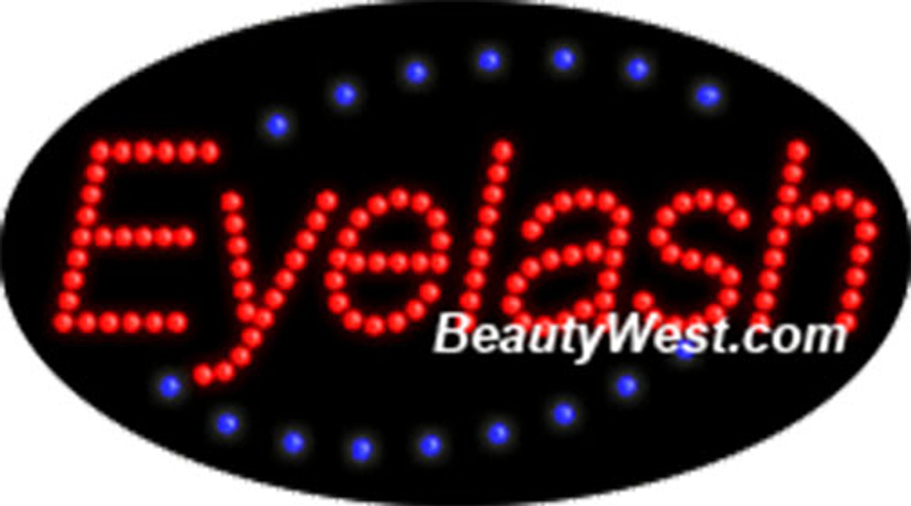 Electric Animation & Flashing LED Sign: Eyelash