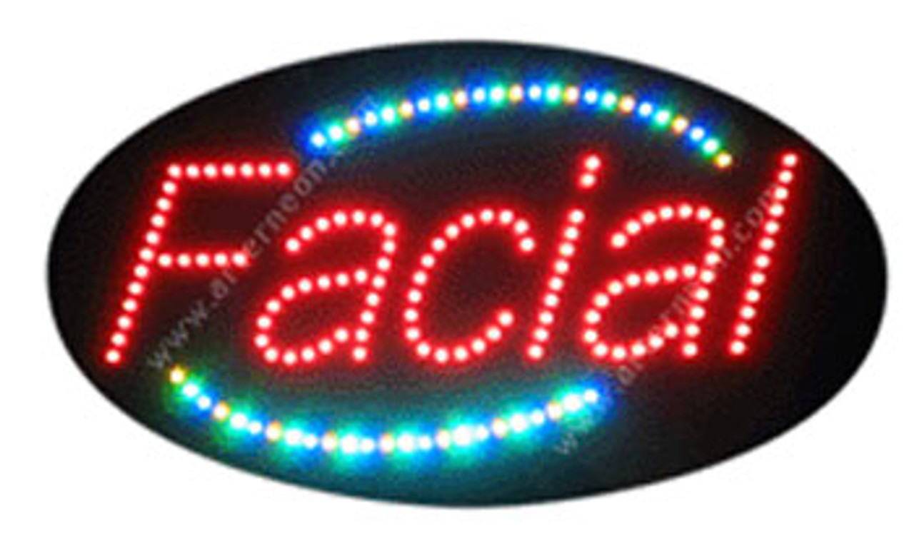 Animation & Flashing LED Sign - Facial