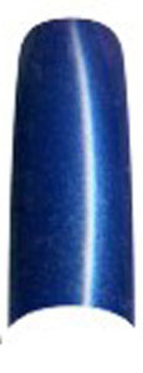 Lamour Color Nail Tips: Metallic Blue - 110ct